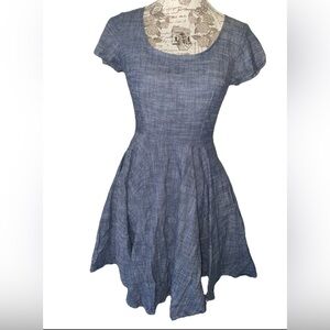 Nooworks Women’s Size Small Blue Fit & Flare Mini Dress